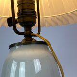 Royal Copenhagen porcelain lamp with floral motif