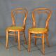 2 Chaise bistrot cannées N°14 de Joseph Hofmann "teinte merisier"