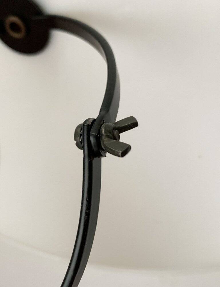 Vintage Postmodern Eno table lamp in glass and terrazzo from Ikea, 1990s.