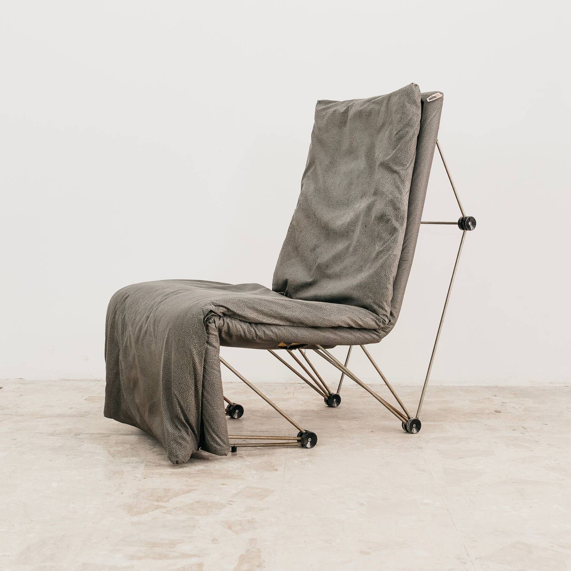 Lounge Chair Poltrona Geometric Design Postmodern Modernariato 1980’s