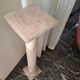Italian decorative column from the 1960s in pink marble.