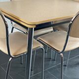Vintage Formica Top Table and 4 Chairs