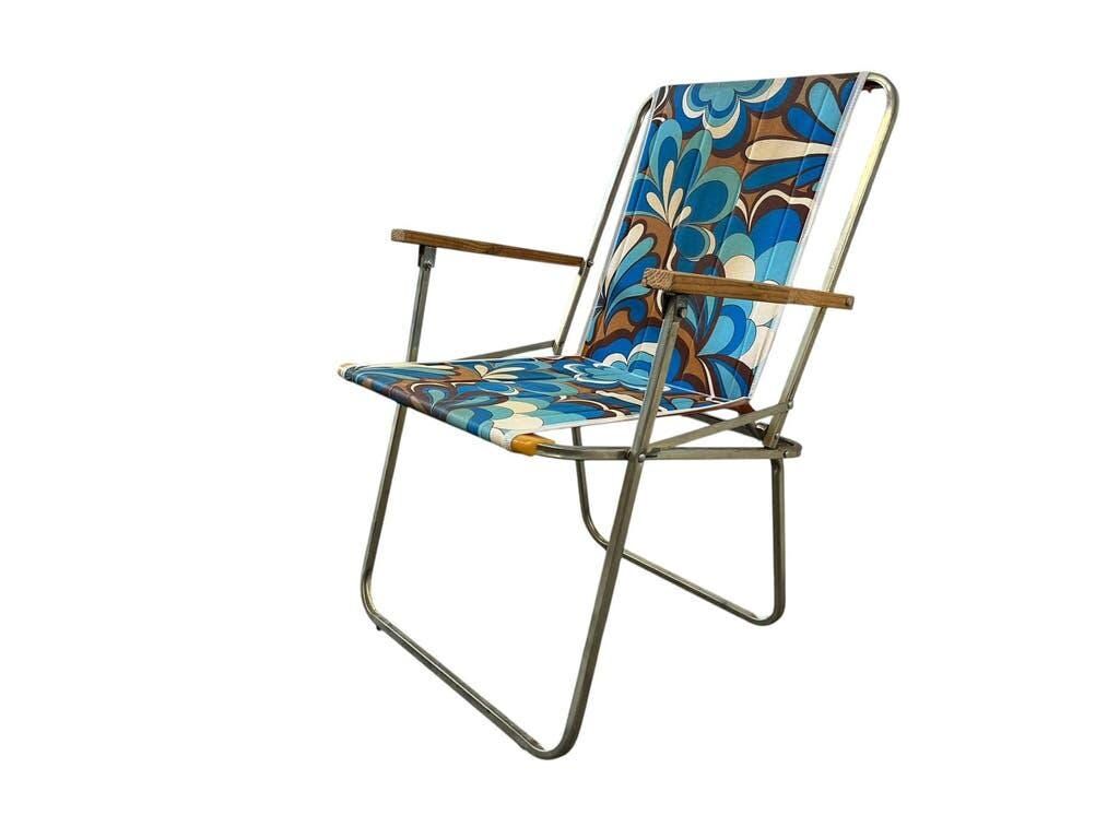 Vintage folding camping chair / garden chair / beach chair