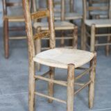 Lot of 12 Georges Robert mountain chairs - France 1960