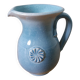 Terracotta pitcher signed Bernard and Geneviève Blanc, Poteries du Queyras