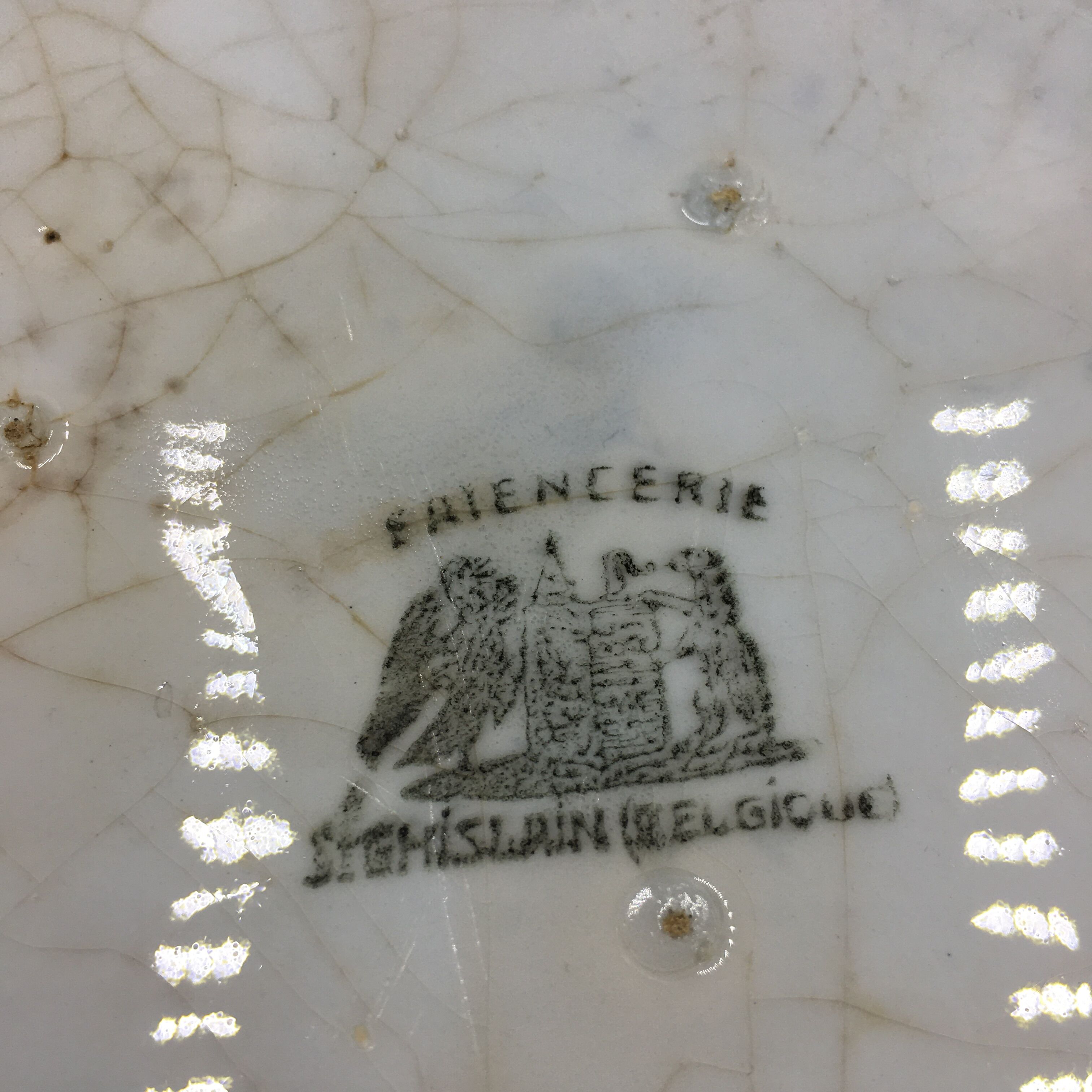 Vegetable dish Faiencerie Saint Ghislain