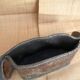 Raku vase signed free form