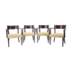 Lot de 4 chaises H-224 par Jindřich Halabala, Tchécoslovaquie 1930