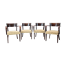 Lot de 4 chaises H-224 par Jindřich Halabala, Tchécoslovaquie 1930