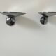 Pair of vintage wall lights, chrome-plated metal, Italy 1970s