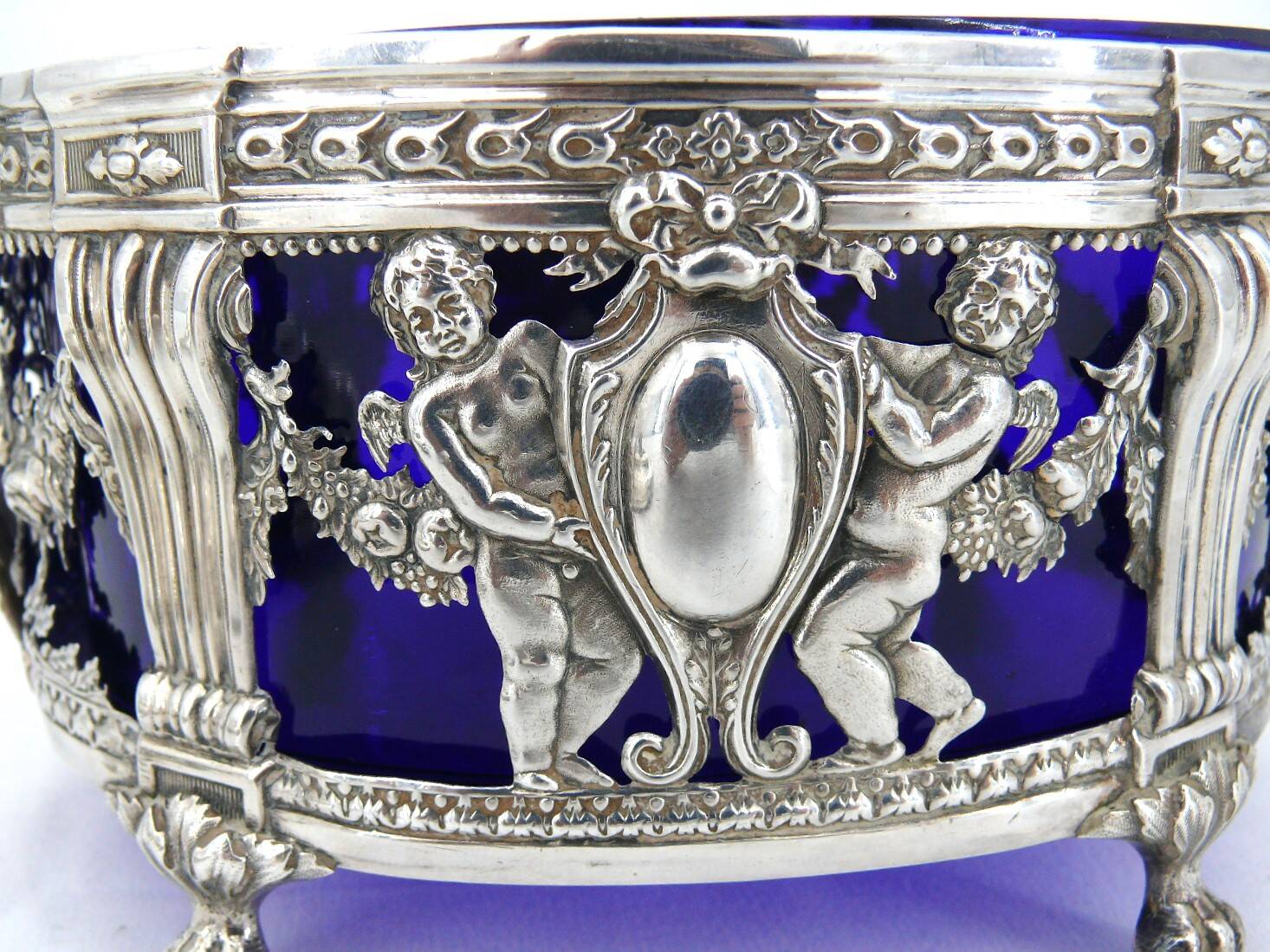 Silver sugar bowl from the 18th century, Louis XVI, 1784, Pierre-Claude Noblet.