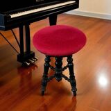 Vintage piano stool / stool / stool