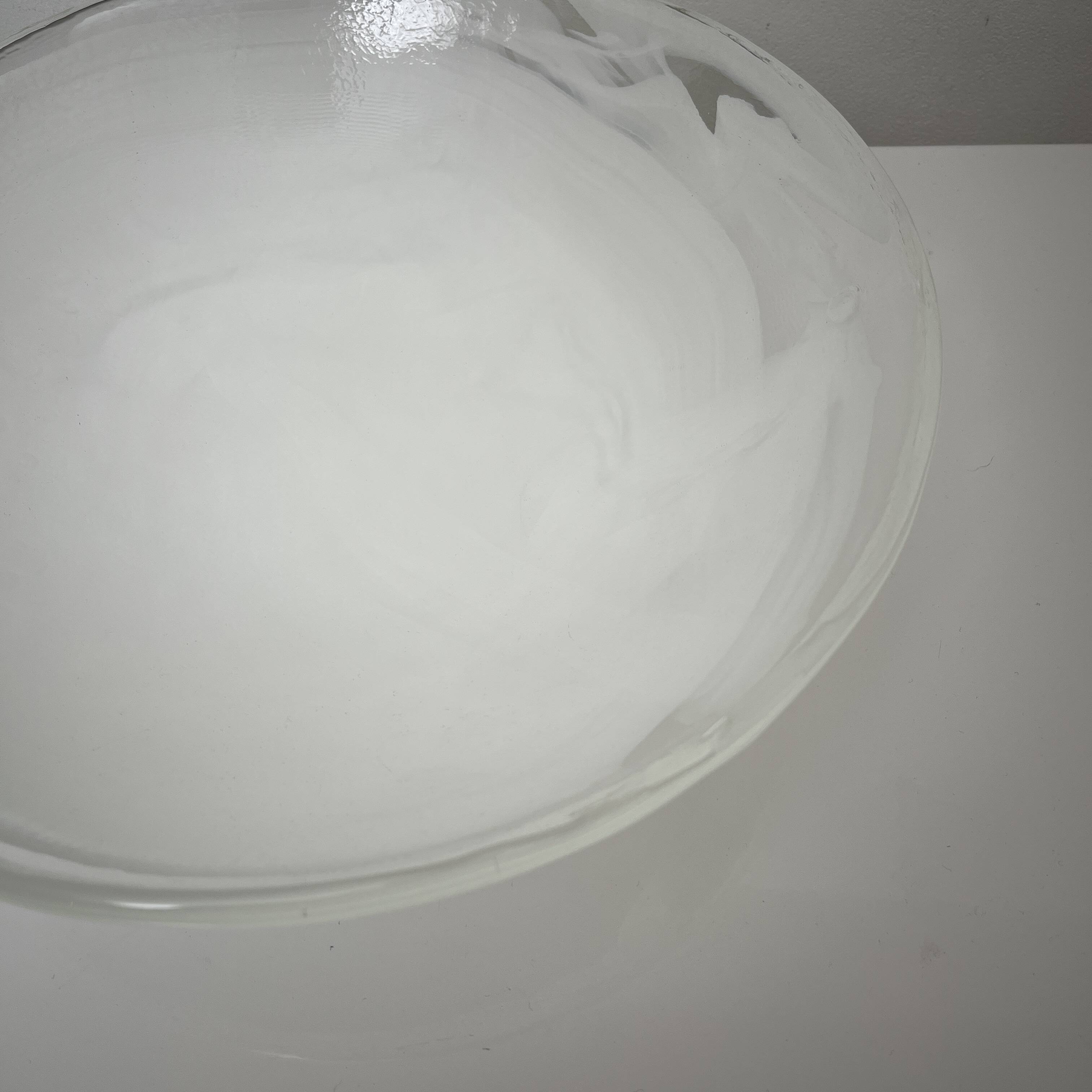 Murano Italy La Murrina thick glass fruit bowl