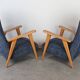 Pair of vintage Scandinavian armchairs from the 1960s.