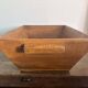 Large vintage wooden dough trough – 65 × 50 cm