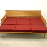 Daybed sofa bed Česky Nabytek, Vintage Czech 1960s