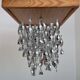 Design aluminium space age ceiling light/pendant - Czechoslovakia/1960s - 3pcs.