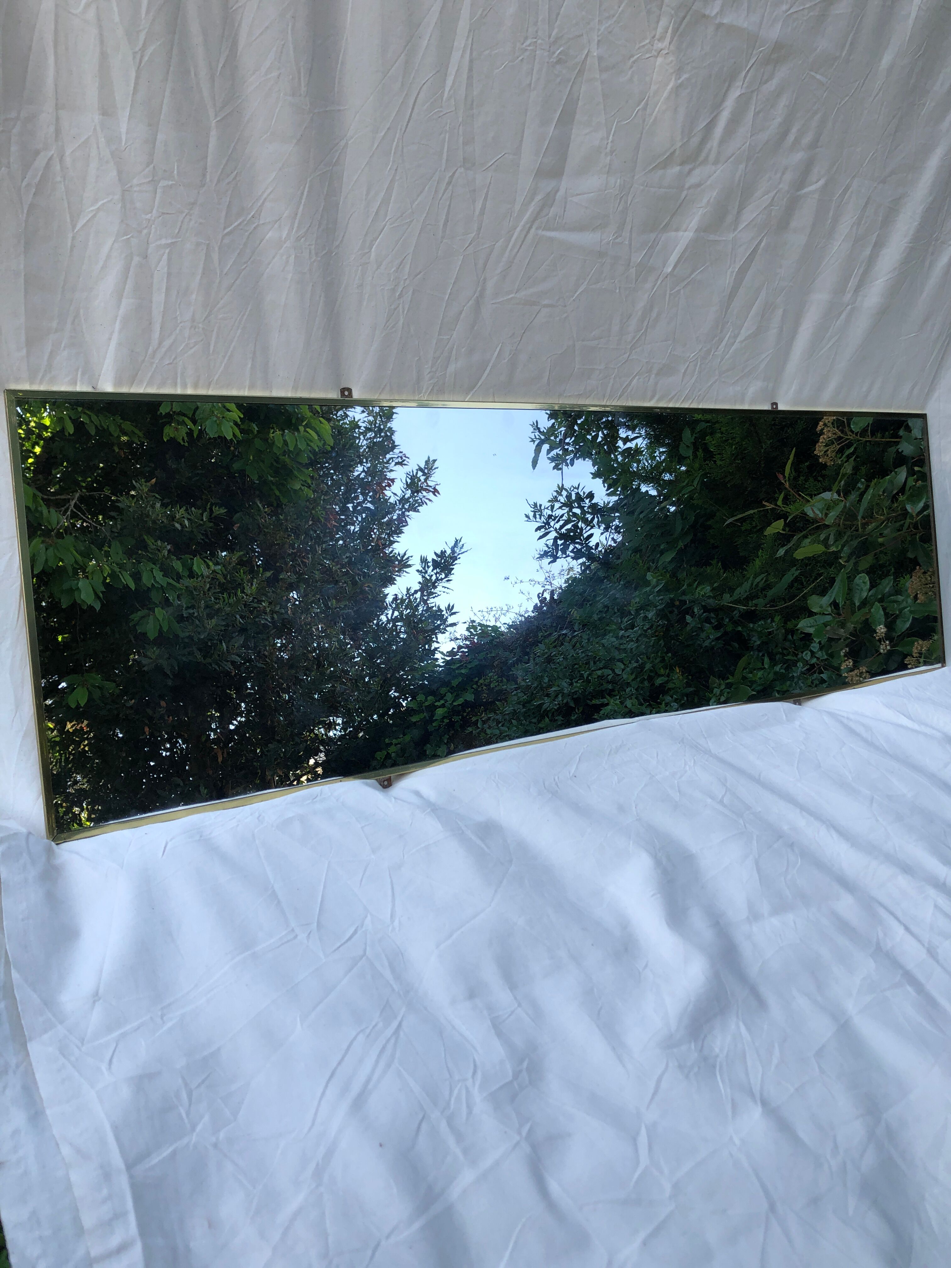 Golden rectangle mirror 70s