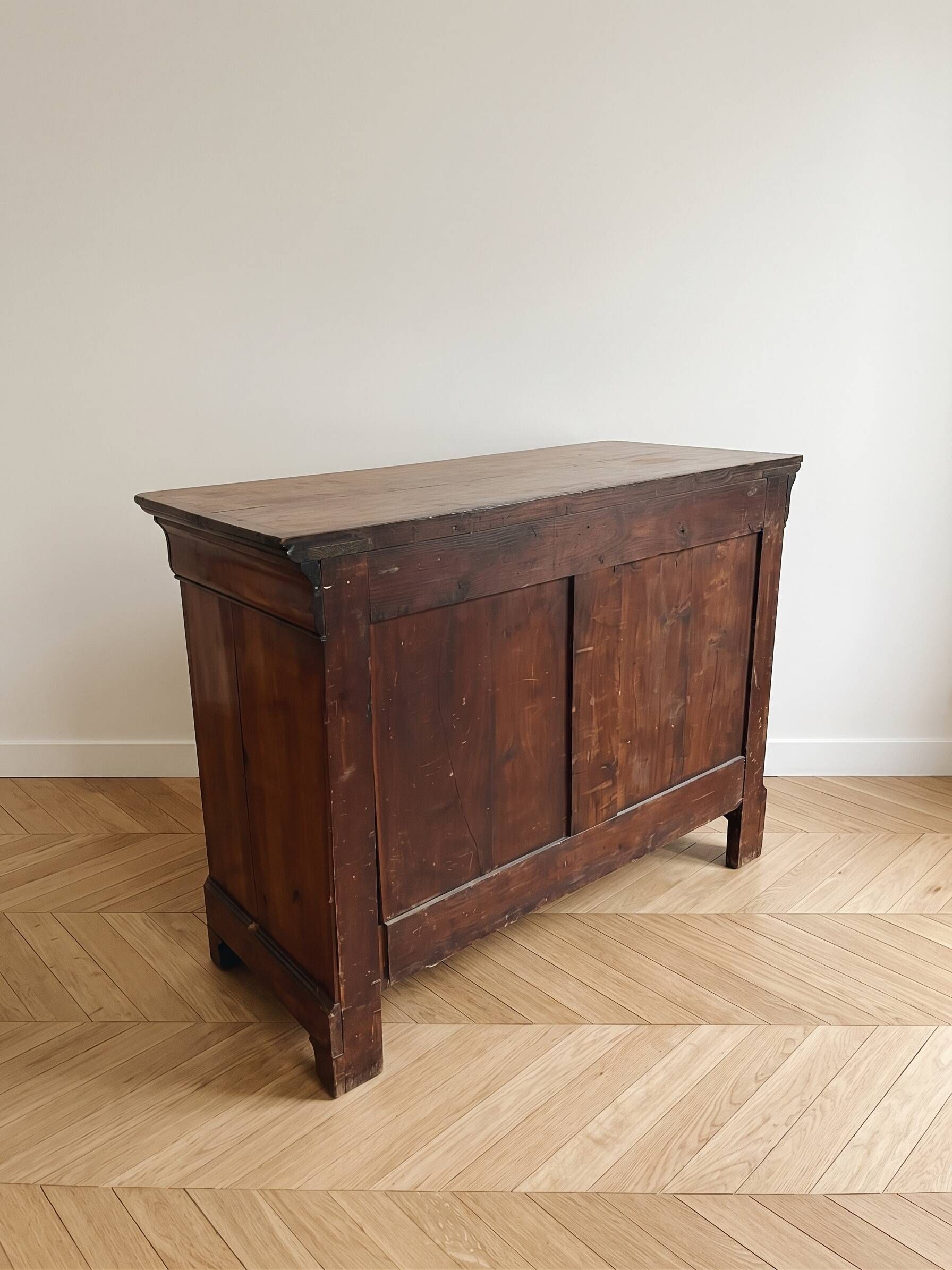 Commode ancienne Empire en noyer