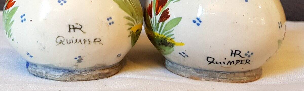 Paire de vases HR Quimper