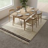 Traditional handmade pure wool rug, size 150 x 250 cm