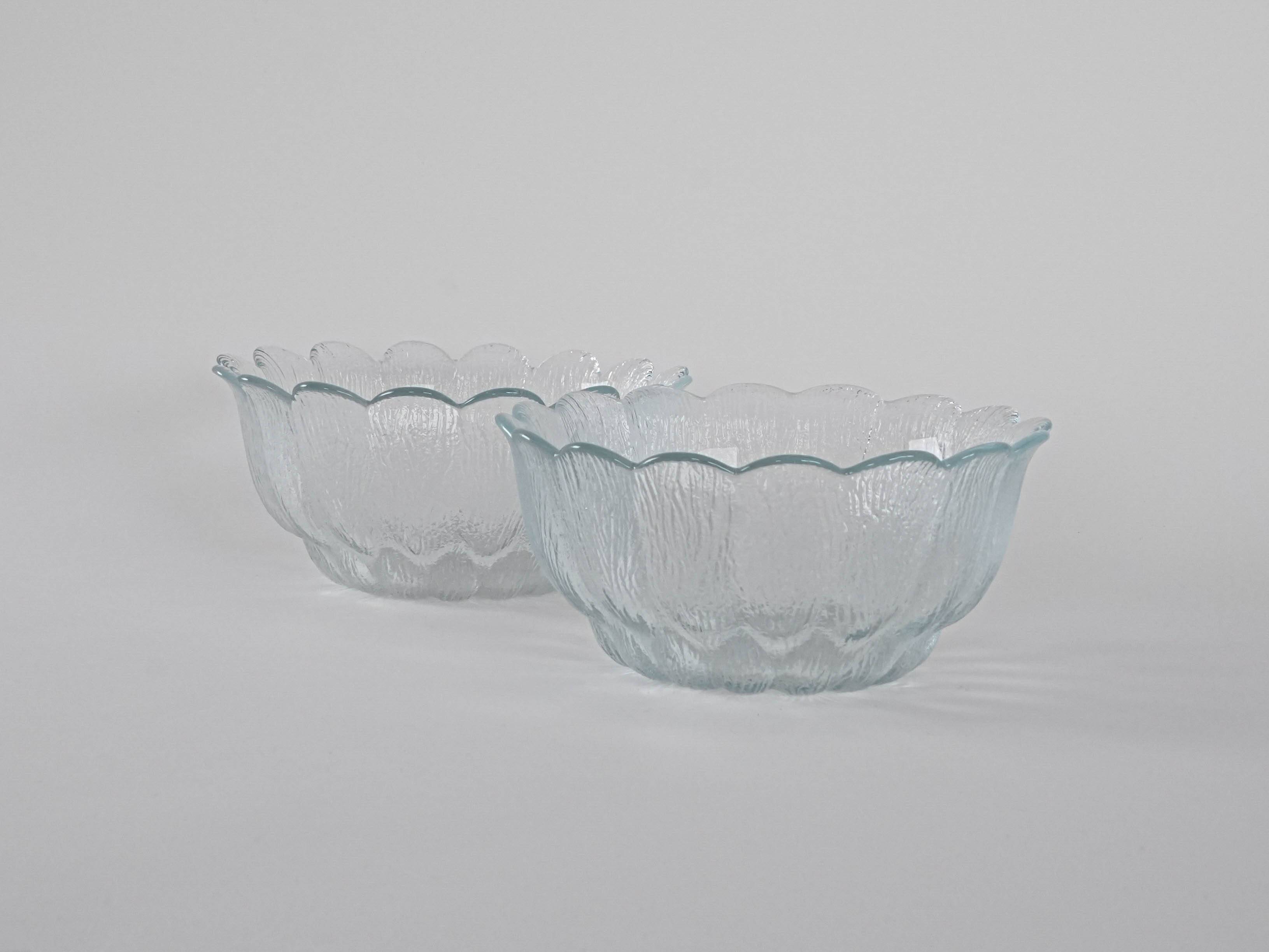 Glass bowl, Danish design, 1970s, manufacturer: Holmegaard