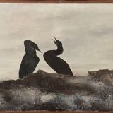 Painting les cormorans by petitjean