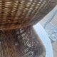 Wicker picnic basket
