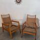 Lot 2 designer reconstruction rest armchairs from the 50s Free-Span / Guariche vintage