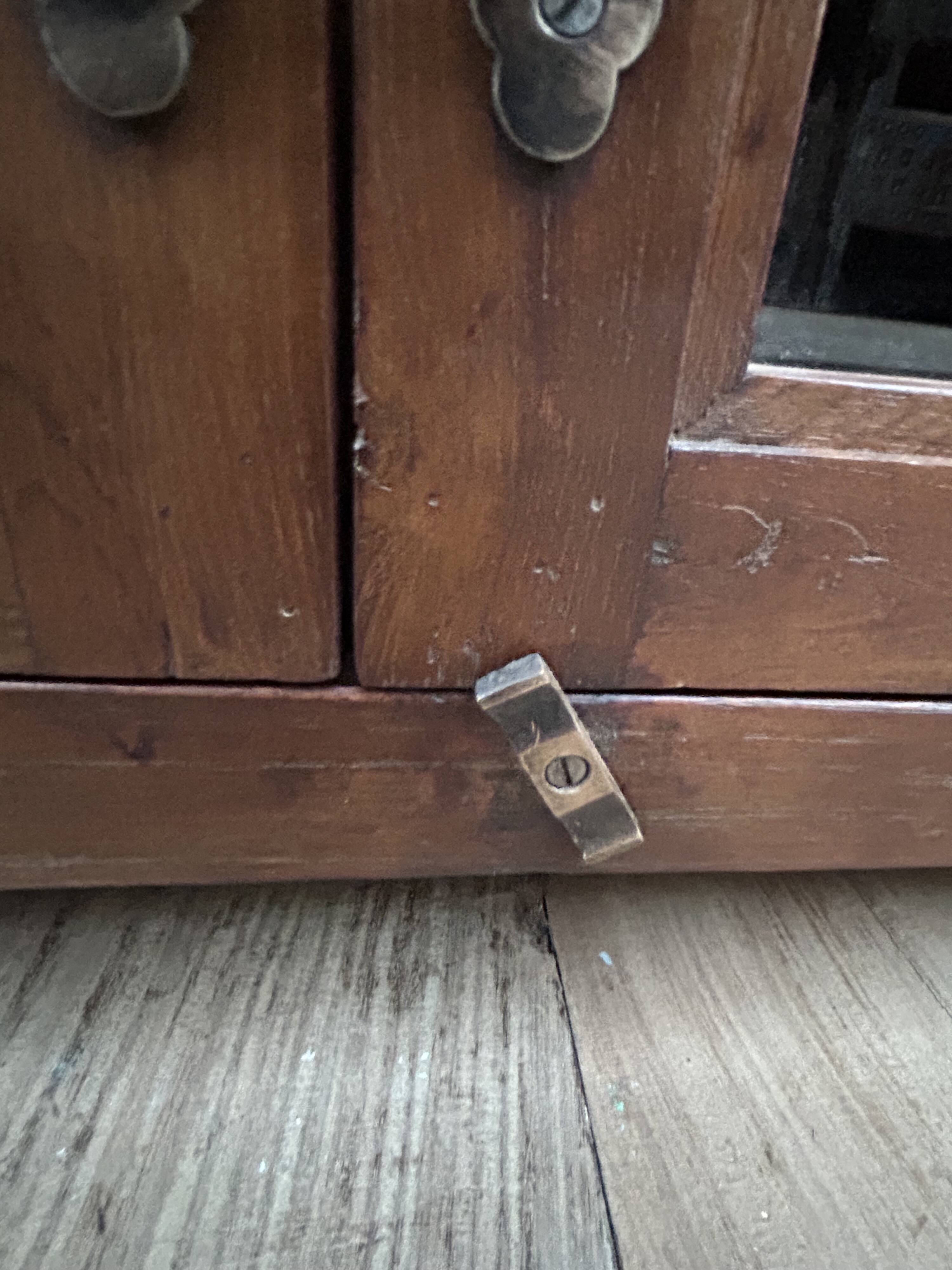 Buffet TV low unit in Burmese teak
