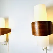 Nx40 Wall Lamps By Louis Kalff For Philips, The Netherlands, 1950S