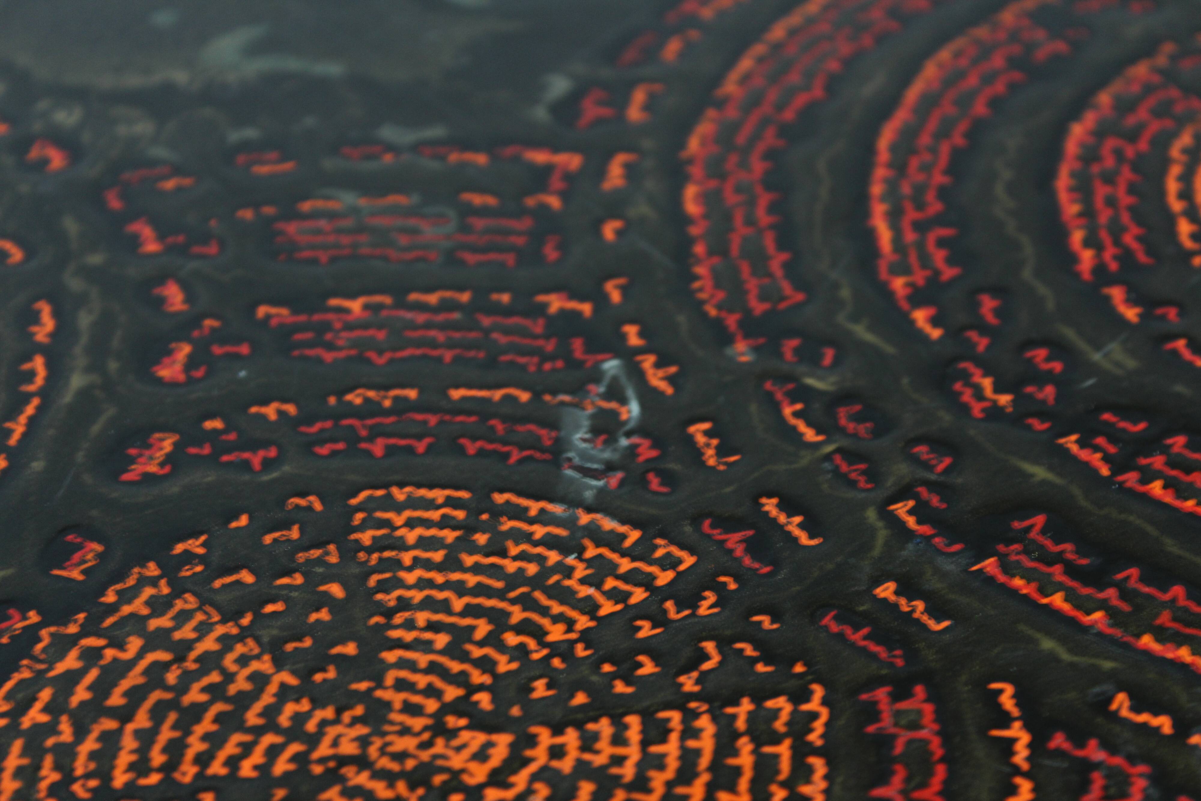 1970s rise and fall coffee table