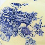 Plate iron earth decor blue birds