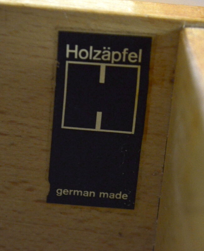 Minimalist office of Herbert Hirche Holzapfel Edition 1960
