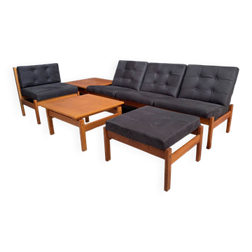 Yngve Ekström modular seat group, by Swedese 1960s