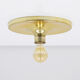 Flushmount disc wall lamp from Cosack leuchten, Germany 70s