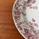 Lot de 6 assiettes à dessert Terre de Fer rose St Amand Hamage modèle