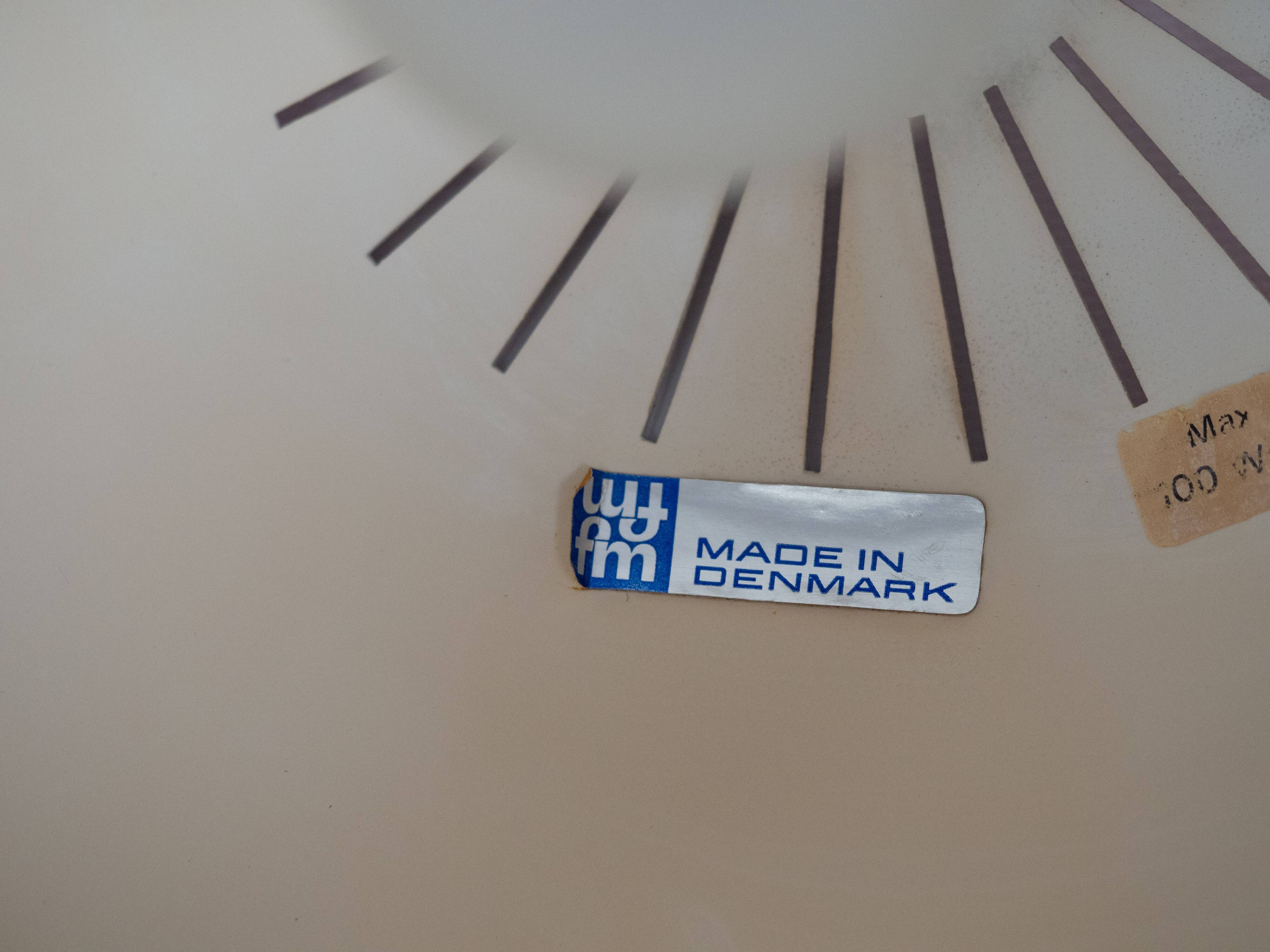 Danish vintage Medio pendant lamp by Jo Hammerborg, Fog og Morup, 1965