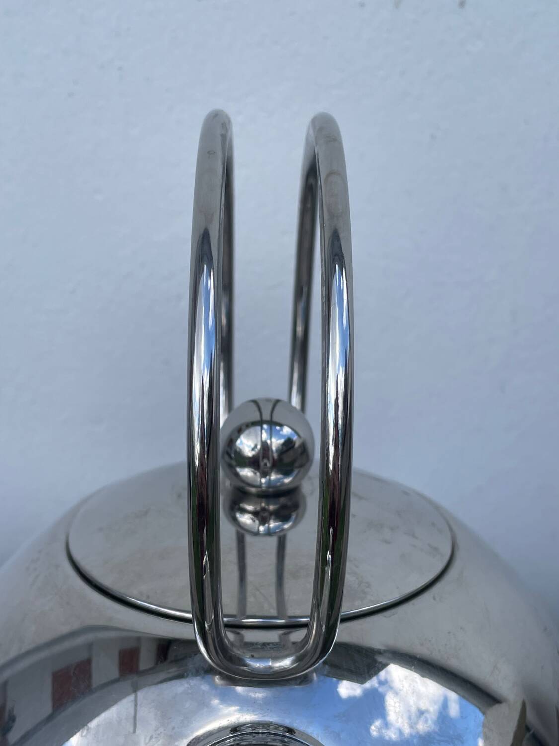 Bouilloire inox design 1980
