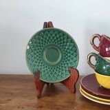 Set of cups and saucers Multicolor