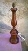 Lampe en bois fruitier