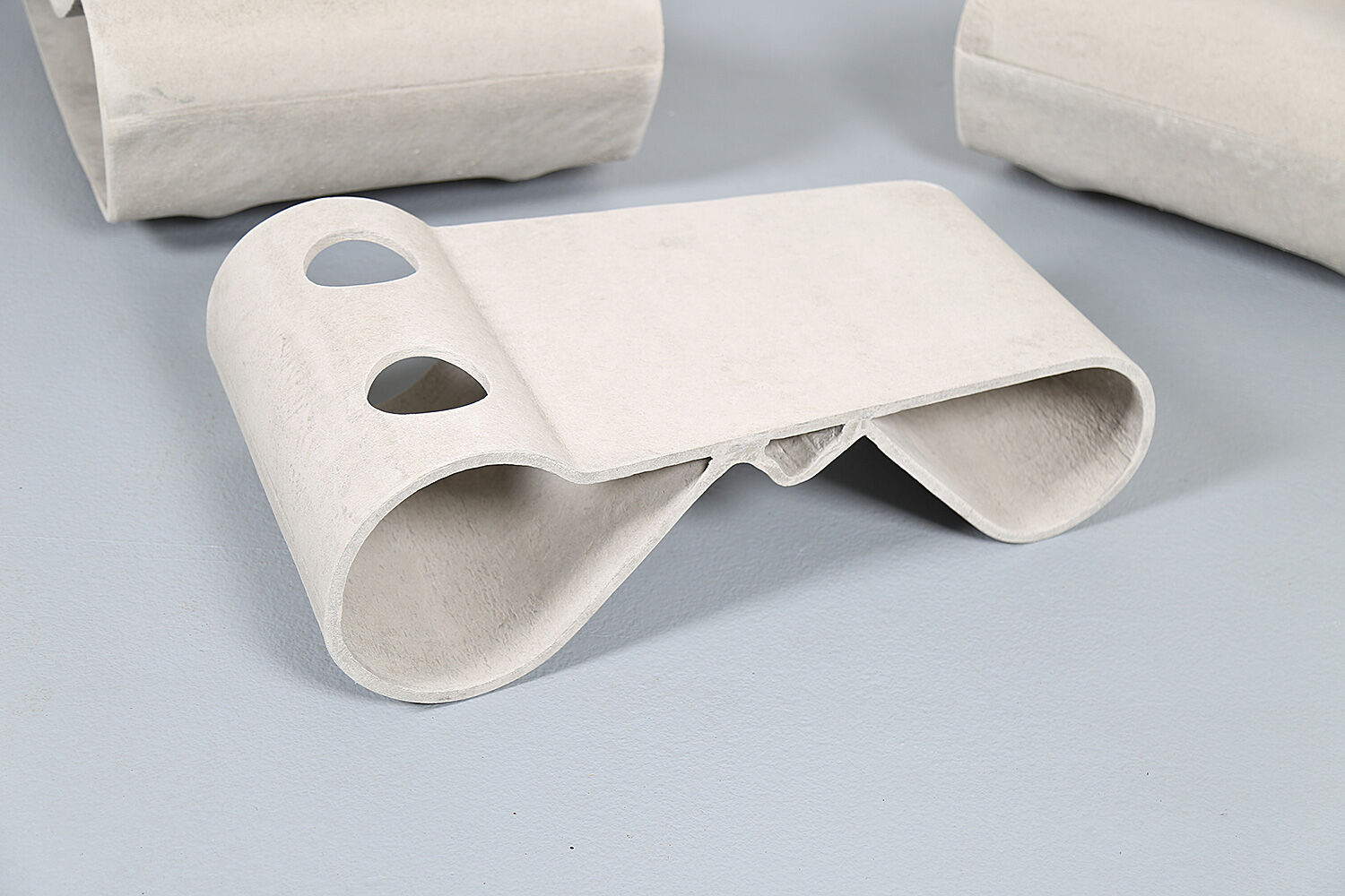 Swisspearl/Eternit Willy Guhl set of 2 Loop Chairs and 1 Loop Table