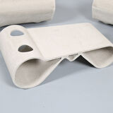 Swisspearl/Eternit Willy Guhl set of 2 Loop Chairs and 1 Loop Table