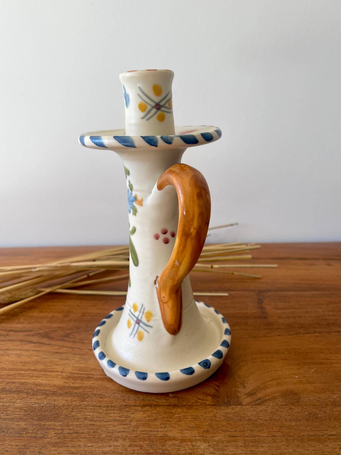 Talavera ceramic candle holder