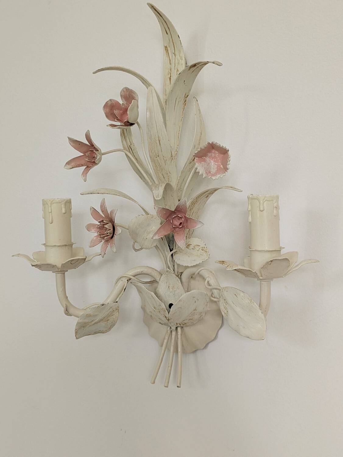 Shabby chic wall lights