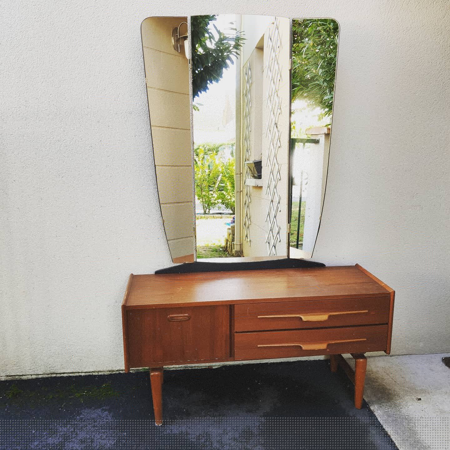 Large triptych Mirror 90x156cm