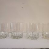 4 70's whiskey glasses