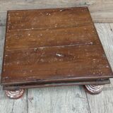 Burmese teak coffee table