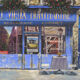 Paris Cafe 'Au Vieux Montmartre' - Oil on Canvas