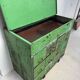 Green metal drawer cabinet
